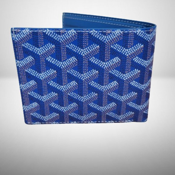Goyard New Victoire Bi Fold Wallet in Sky Blue Color - Picture 2 of 6